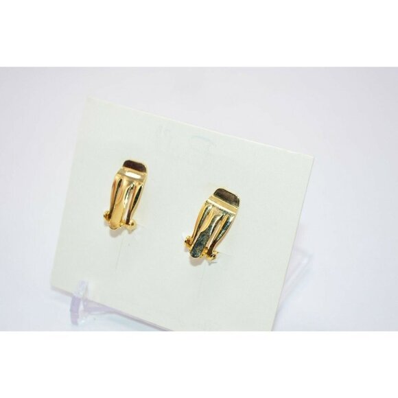 Pcraft Pink Acrylic Cameo Gold Tone Filigree Clip - Picture 4 of 4